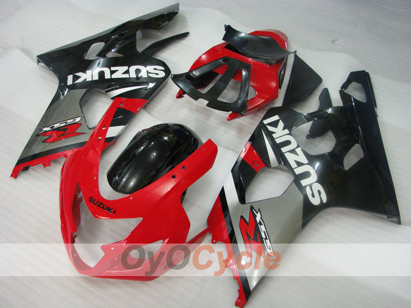 Kit de carenado por inyección para GSX R750 04-05 - Rojo, Negro - Estilo de fábrica #OYO87905300 Imagen principal del producto
