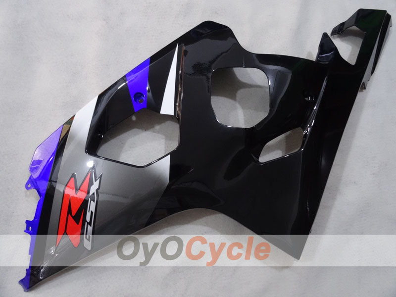 Kit de carenado por inyección para GSXR600 04-05 - Azul, Negro - Estilo de fábrica #OYO87905262