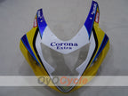 Kit de carenado por inyección para GSXR600 04-05 - Amarillo, Azul - Corona, MOTUL #OYO87905263