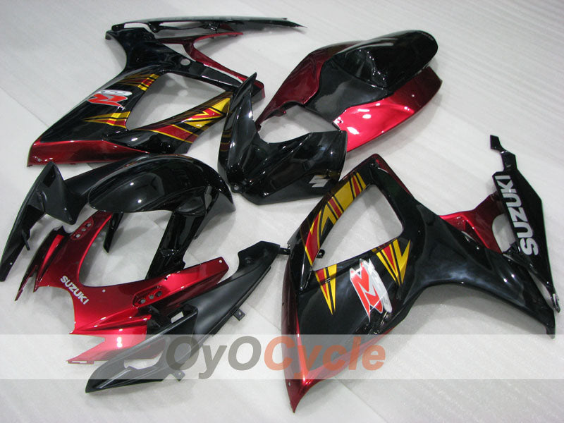 Kit de carenado de inyección para GSX R600 06-07 - Rojo, Negro - Estilo de fábrica #OYO87905302 Imagen principal del producto