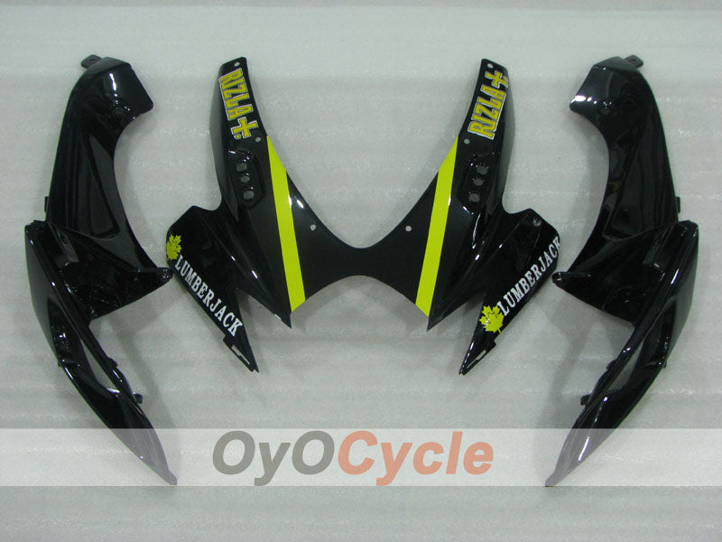 Carenado de inyección para GSX R600 06-07 - Amarillo, Negro - Rizla+ #OYO87905303