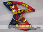Kit de carenado de inyección para GSX R600 06-07 - Rojo, Azul - FCB #OYO87905305