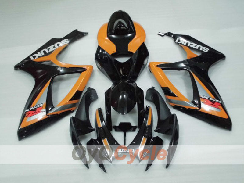 Kit de carenado de inyección para GSX R600 06-07 - Naranja, Negro - Estilo de fábrica #OYO87905307 Imagen secundaria del producto