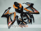 Kit de carenado por inyección para GSX R750 06-07 - Naranja, Negro - Estilo de fábrica #OYO87905344