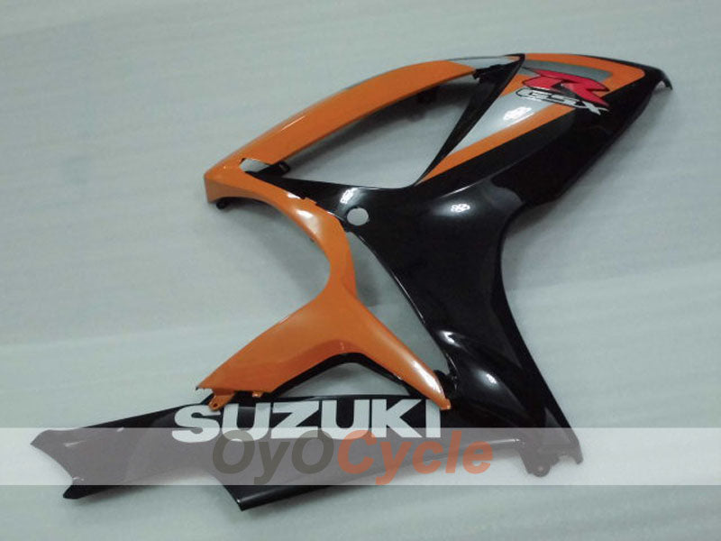 Kit de carenado por inyección para GSX R750 06-07 - Naranja, Negro - Estilo de fábrica #OYO87905344