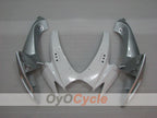 Kit de carenado por inyección para GSX R600 06-07 - Blanco, Plateado - Estilo de fábrica #OYO87905308