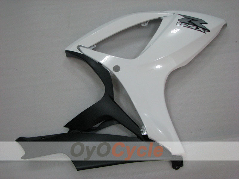 Kit de carenado por inyección para GSX R600 06-07 - Blanco, Plateado - Estilo de fábrica #OYO87905308