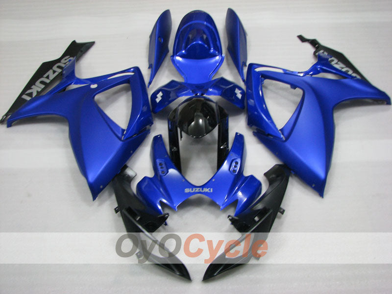 Carenado de inyección para GSX R600 06-07 - Azul, Negro - Estilo de fábrica #OYO87905309 Imagen secundaria del producto