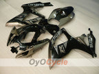 Kit de carenado por inyección para GSX R600 06-07 - Negro, Gris - Estilo de fábrica #OYO87905313