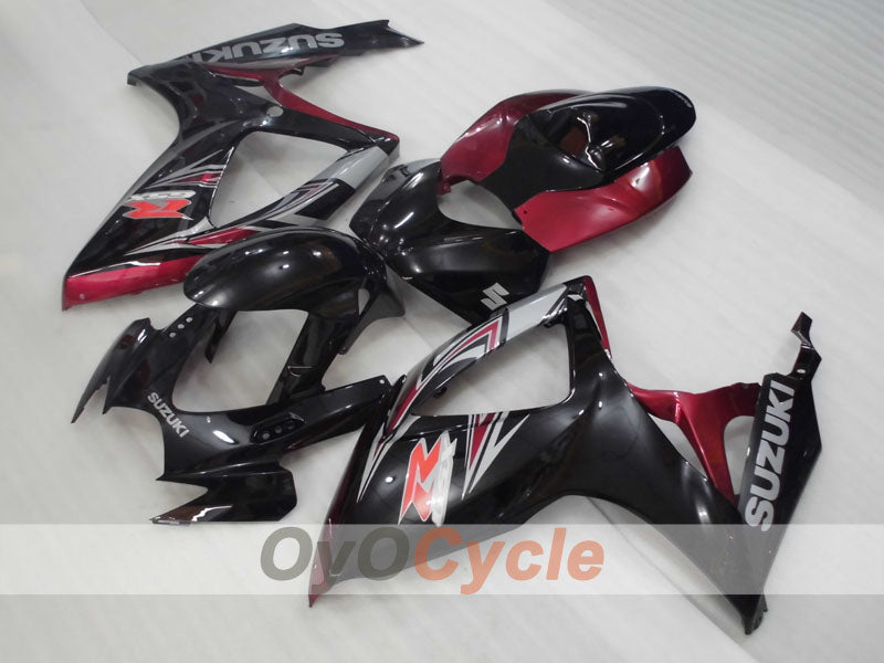 Kit de carenado por inyección para GSX R750 06-07 - Negro, Fucsia - Estilo de fábrica #OYO87905351 Imagen principal del producto