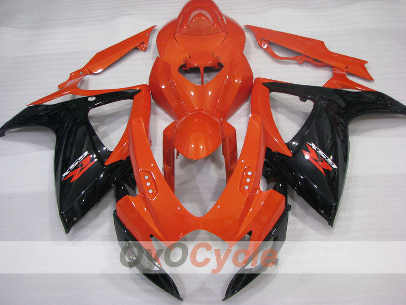 Kit de carenado por inyección para GSX R600 06-07 - Naranja, Negro - Estilo de fábrica #OYO87905316 Imagen secundaria del producto