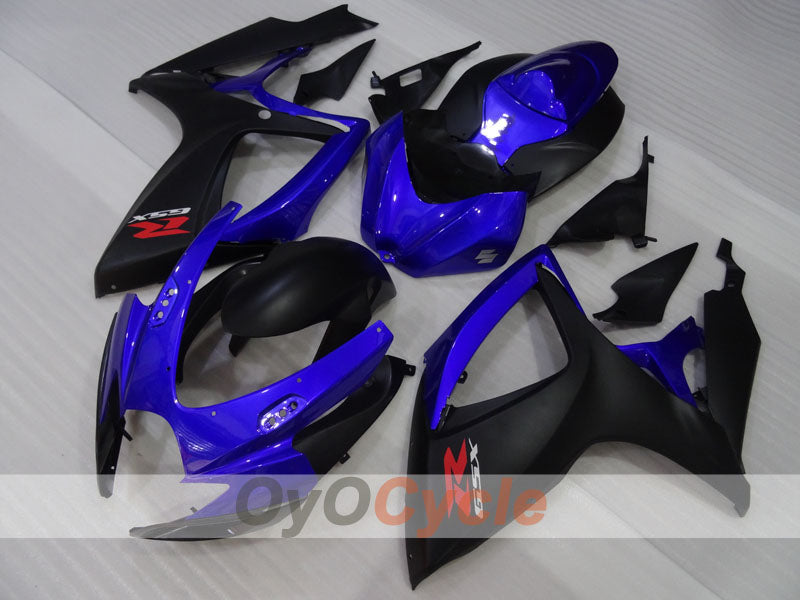 Carenado de inyección para GSX R750 06-07 - Azul, Negro, Mate - Estilo de fábrica #OYO87905374 Imagen secundaria del producto