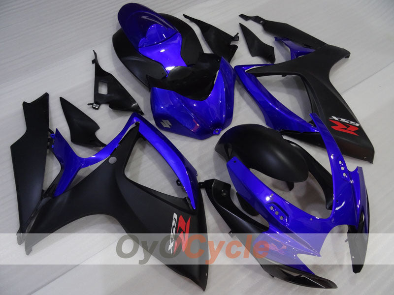 Kit de carenado por inyección para GSX R600 06-07 - Azul, Negro - Estilo de fábrica #OYO87905317 Imagen principal del producto