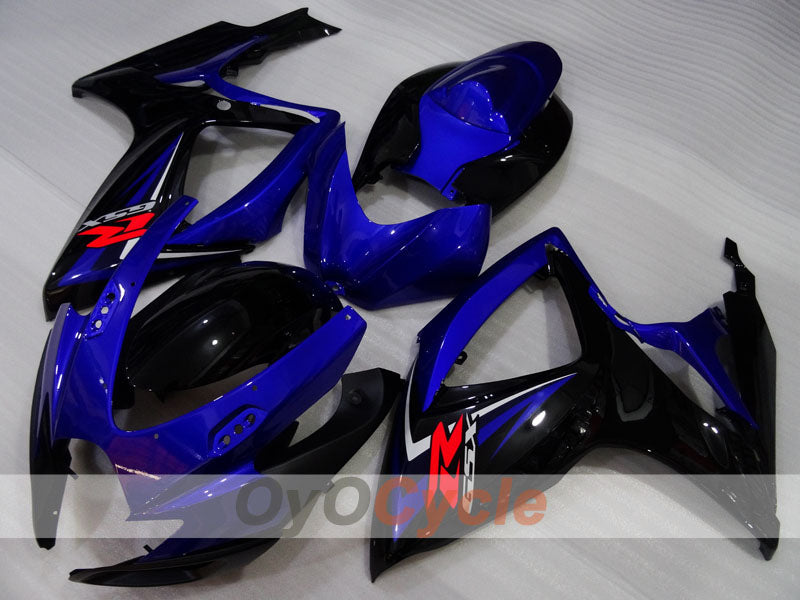 Kit de carenado por inyección para GSX R750 06-07 - Azul, Negro - Estilo de fábrica #OYO87905355 Imagen secundaria del producto