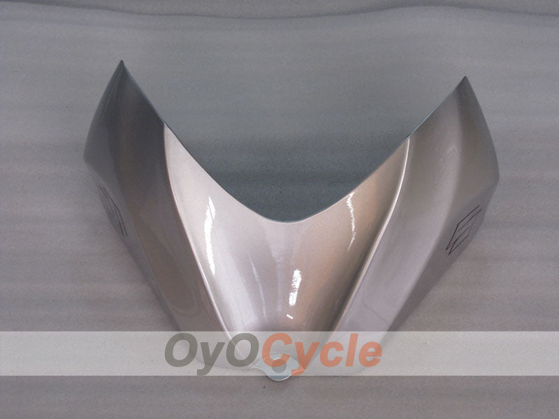 Kit de carenado por inyección para GSX R600 06-07 - Blanco, Plateado - Estilo de fábrica #OYO87905321