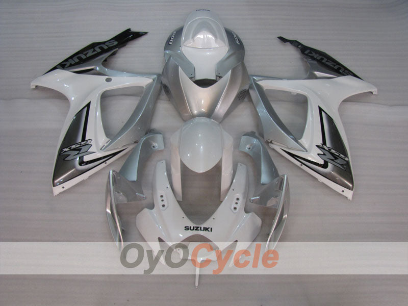 Carenado de inyección para GSX R750 06-07 - Blanco, Plata - Estilo de fábrica #OYO87905357 Imagen secundaria del producto