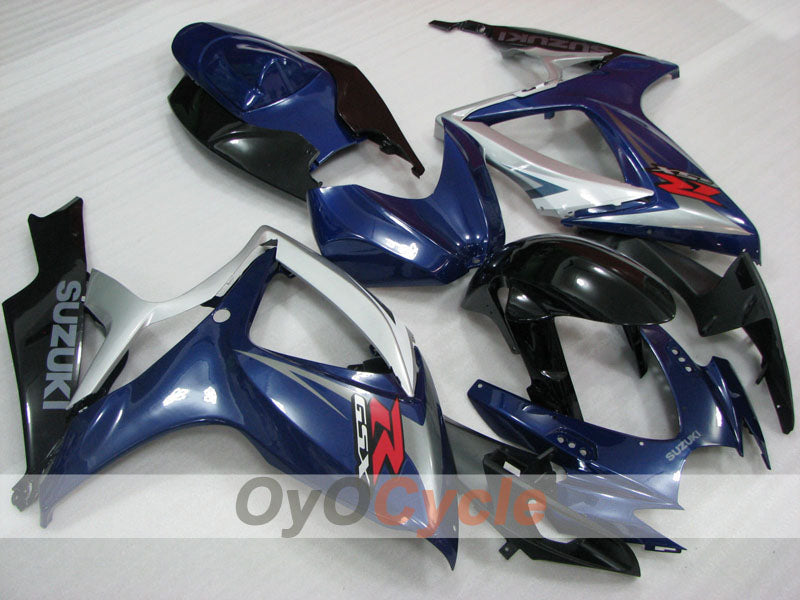 Kit de carenado por inyección para GSX R750 06-07 - Azul, negro - Estilo de fábrica #OYO87905358 Imagen principal del producto