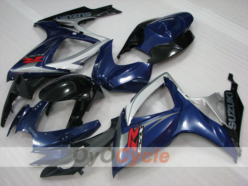 Kit de carenado de inyección para GSX R600 06-07 - Azul, Negro - Estilo de fábrica #OYO87905322 Imagen principal del producto