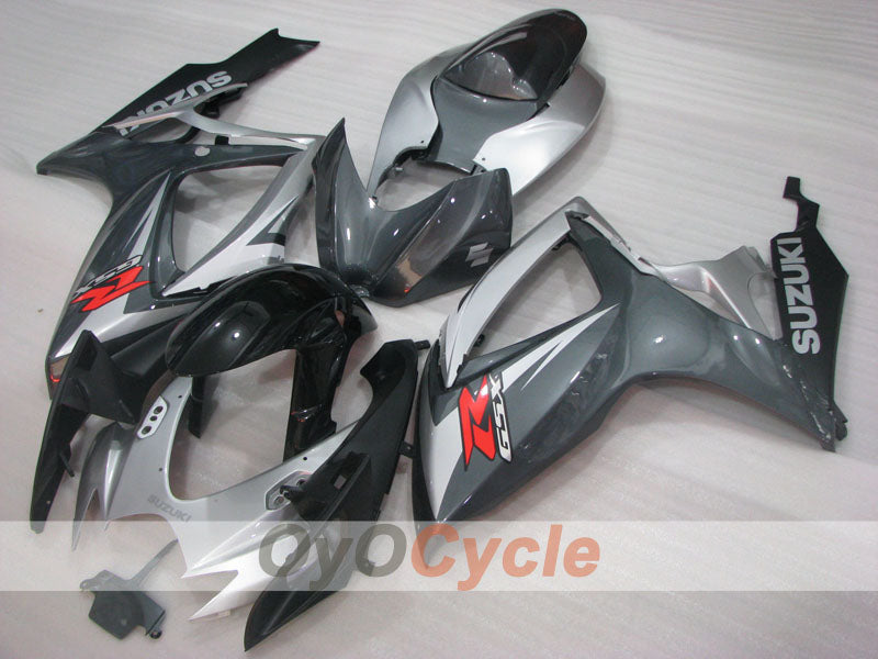 Kit de carenado de inyección para GSX R600 06-07 - Negro, Gris - Estilo de fábrica #OYO87905323 Imagen secundaria del producto