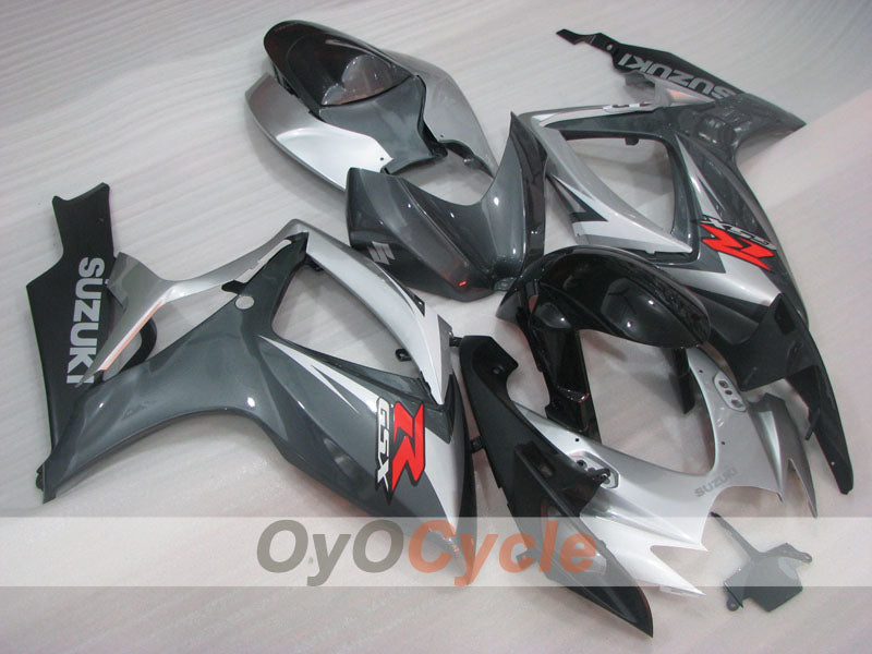 Kit de carenado de inyección para GSX R600 06-07 - Negro, Gris - Estilo de fábrica #OYO87905323 Imagen principal del producto