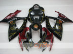 Kit de carenado por inyección para GSX R600 06-07 - Negro, Fucsia - BACARDI #OYO87905324