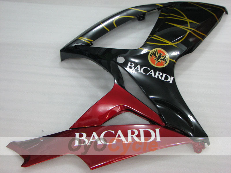 Kit de carenado por inyección para GSX R600 06-07 - Negro, Fucsia - BACARDI #OYO87905324