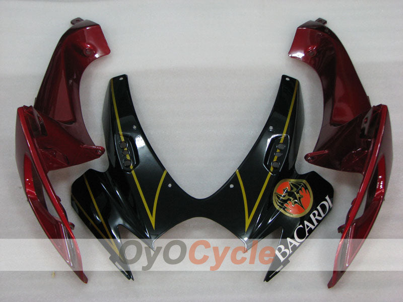 Kit de carenado por inyección para GSX R600 06-07 - Negro, Fucsia - BACARDI #OYO87905324