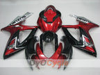 Kit de carenado por inyección para GSX R750 06-07 - Rojo, Negro - Estilo de fábrica #OYO87905361