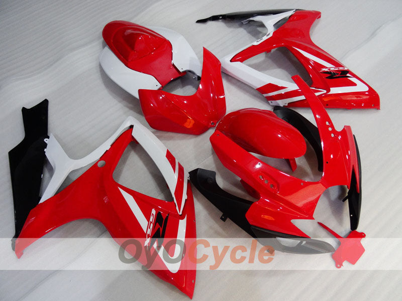 Kit de carenado por inyección para GSX R750 06-07 - Rojo, Blanco - Estilo de fábrica #OYO87905363 Imagen principal del producto