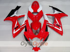 Kit de carenado de inyección para GSX R600 06-07 - Rojo, Blanco, Negro - Estilo de fábrica #OYO87905327