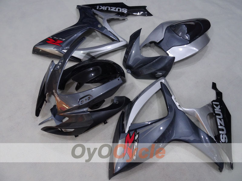 Carenado inyectado para GSX R600 06-07 - Negro, Gris - Estilo de fábrica #OYO87905328 Imagen principal del producto