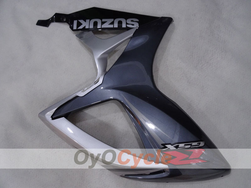 Carenado inyectado para GSX R600 06-07 - Negro, Gris - Estilo de fábrica #OYO87905328