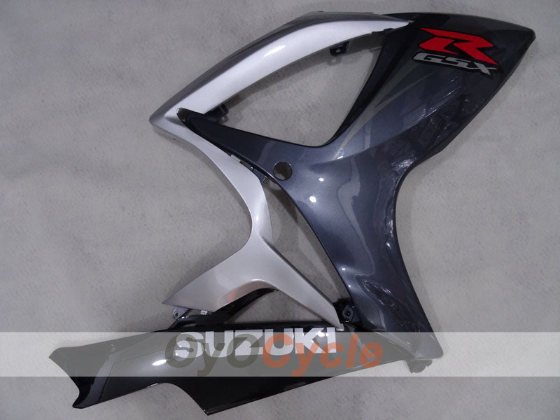 Carenado inyectado para GSX R600 06-07 - Negro, Gris - Estilo de fábrica #OYO87905328