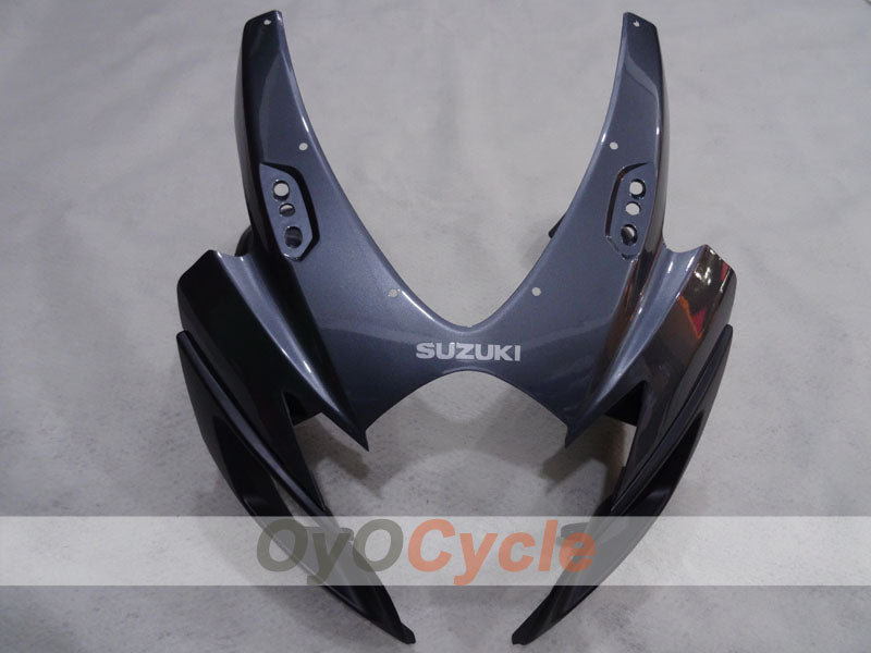 Carenado inyectado para GSX R600 06-07 - Negro, Gris - Estilo de fábrica #OYO87905328