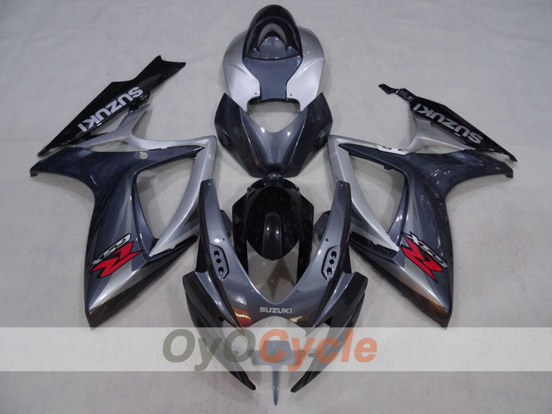 Carenado inyectado para GSX R600 06-07 - Negro, Gris - Estilo de fábrica #OYO87905328 Imagen secundaria del producto