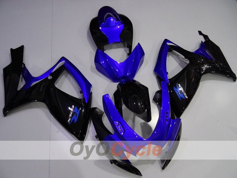 Carenado de inyección para GSX R600 06-07 - Azul, Negro - Estilo de fábrica #OYO87905329 Imagen secundaria del producto