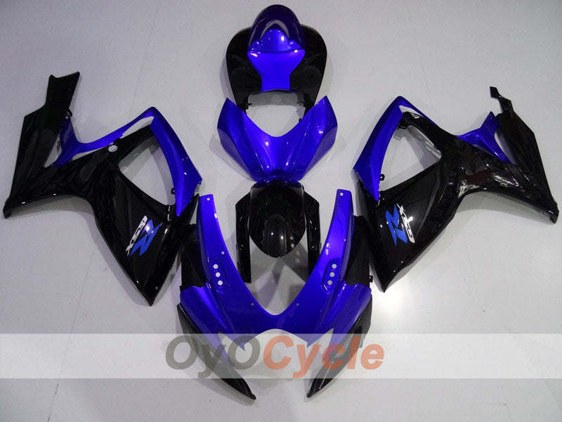 Kit de carenado por inyección para GSX R750 06-07 - Azul, Negro - Estilo de fábrica #OYO87905365 Imagen secundaria del producto