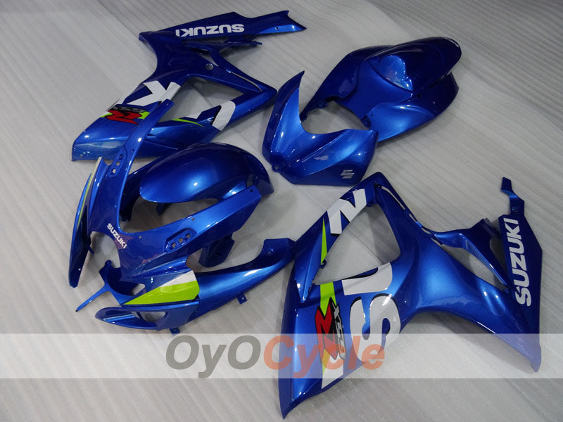 Kit de carenado por inyección para GSX R600 06-07 - Azul - Estilo de fábrica #OYO87905331