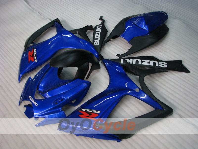 Kit de carenado por inyección para GSX R600 06-07 - Azul, Negro - Estilo de fábrica #OYO87905335 Imagen secundaria del producto