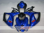 Kit de carenado por inyección para GSX R600 06-07 - Azul, Negro - Estilo de fábrica #OYO87905335