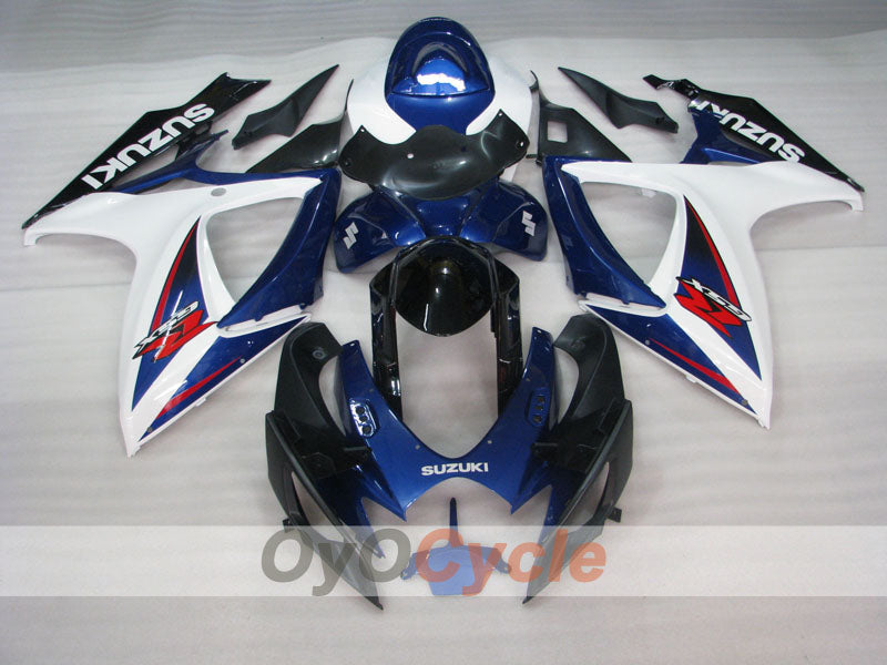 Kit de carenado por inyección para GSX R600 06-07 - Azul, Negro - Estilo de fábrica #OYO87905336 Imagen principal del producto
