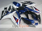 Kit de carenado por inyección para GSX R600 06-07 - Azul, Negro - Estilo de fábrica #OYO87905336
