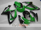 Carenado de inyección para GSX R750 06-07 - Verde, Negro - Estilo de Fábrica #OYO87905372