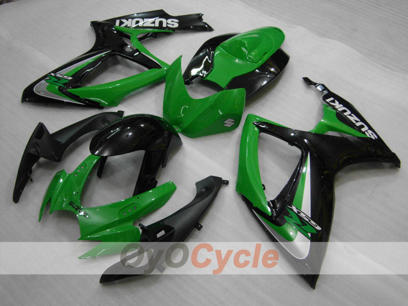 Kit de carenado por inyección para GSX R600 06-07 - Verde, Negro - Estilo de fábrica #OYO87905337 Imagen secundaria del producto