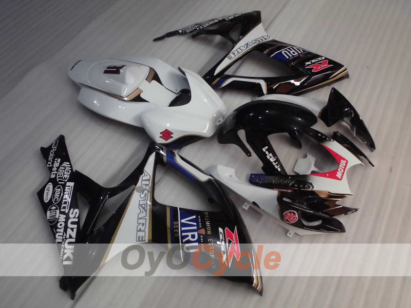 Carenado de inyección para GSX R750 06-07 - Blanco, Negro - VIRU #OYO87905373 Imagen principal del producto