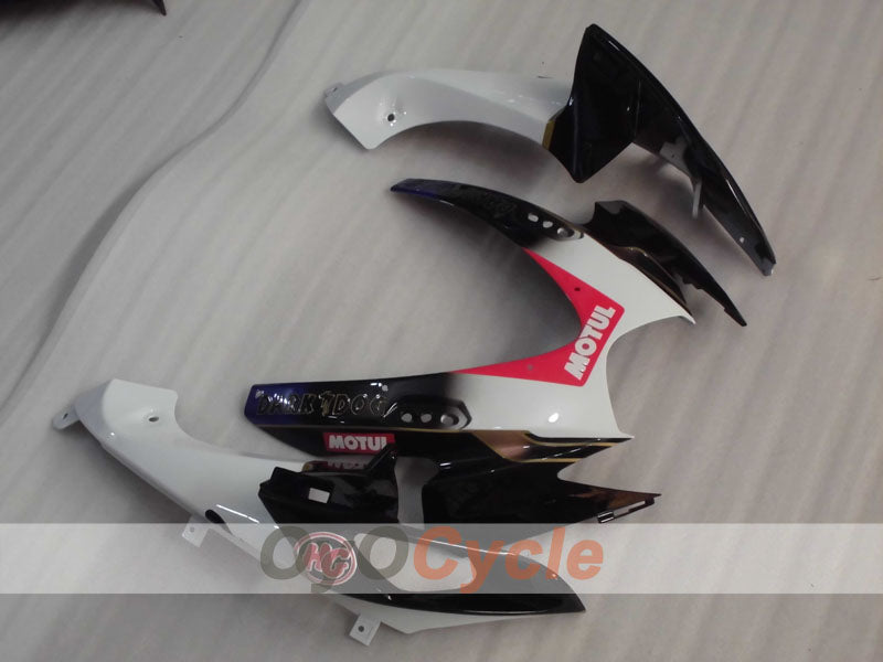 Carenado de inyección para GSX R600 06-07 - Blanco, Negro - MOTUL, VIRU #OYO87905338