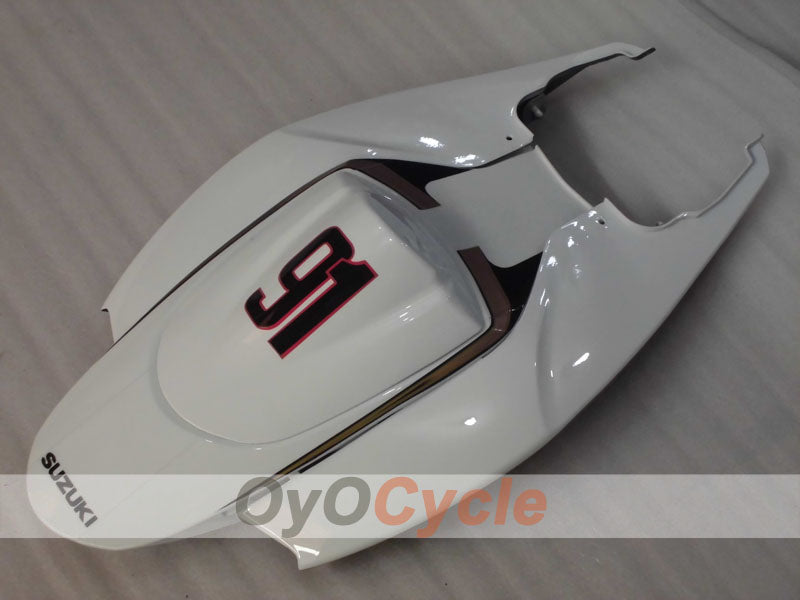 Carenado de inyección para GSX R600 06-07 - Blanco, Negro - MOTUL, VIRU #OYO87905338
