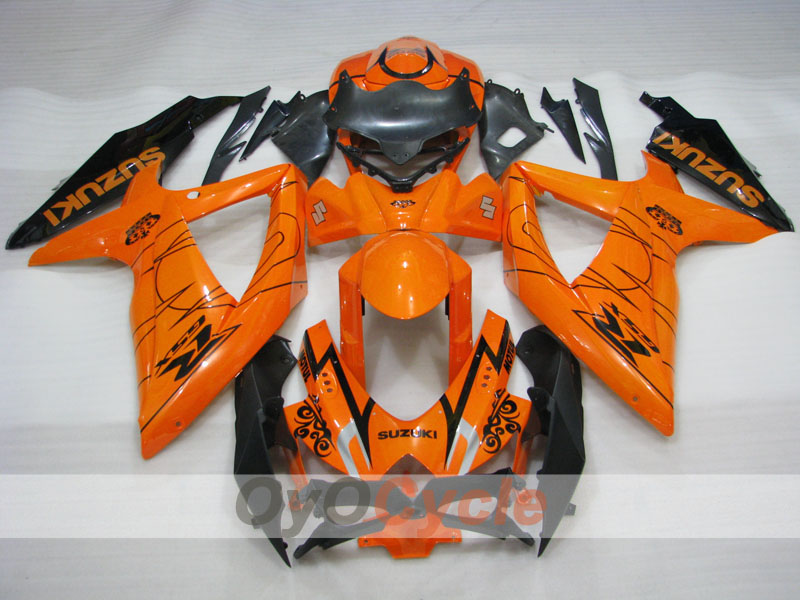 Kit de carenado de inyección para GSX R600 08-10 - Naranja - MOTUL #OYO87905376