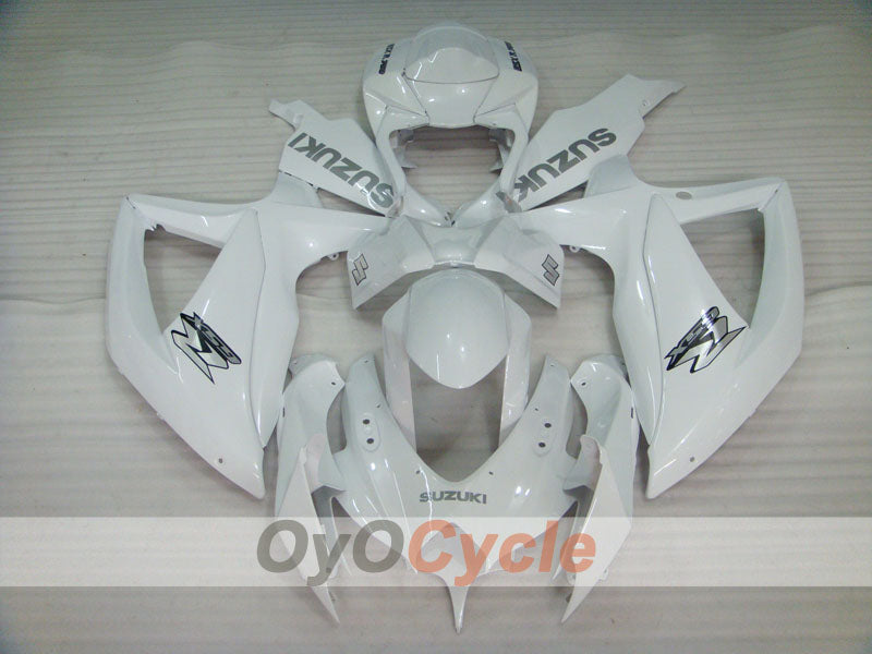 Kit de carenado por inyección para GSX R750 08-10 - Blanco - Estilo de fábrica #OYO87905420