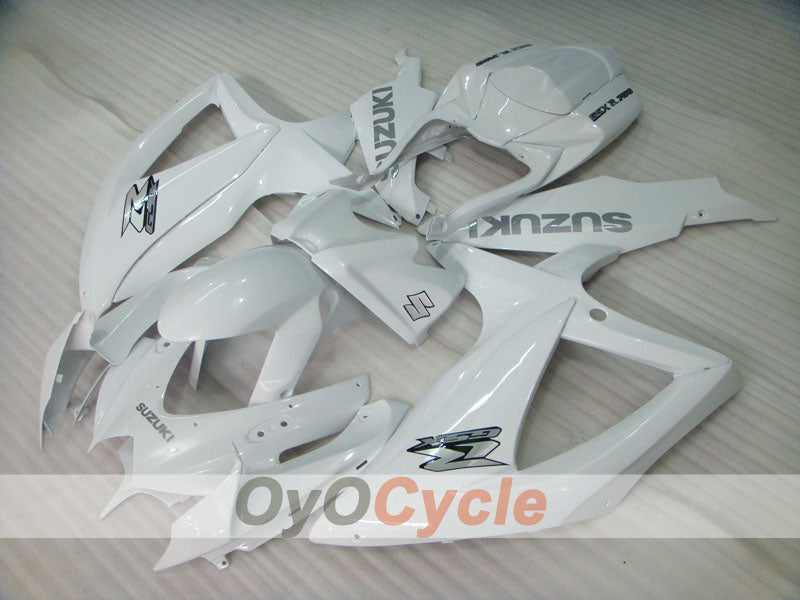Kit de carenado por inyección para GSX R750 08-10 - Blanco - Estilo de fábrica #OYO87905420